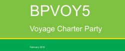 BP incorporates CarogDocs electronic Bill of Lading clause into its Voyage Charter Party (BPVOY5)